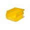 Triton Products Stacking Hanging Interlocking Bins, Polypropylene, Yellow, 5-3/8" L x 4-1/8" W x 3" H, 6 CT 3-210Y-6 - alternate 2
